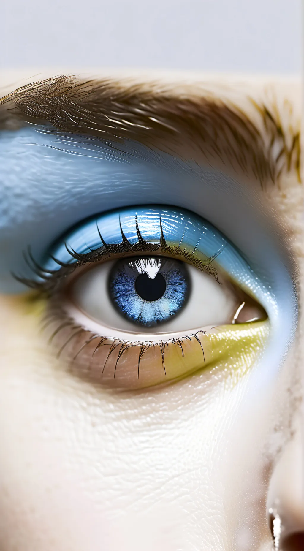 ai character: Eye color background