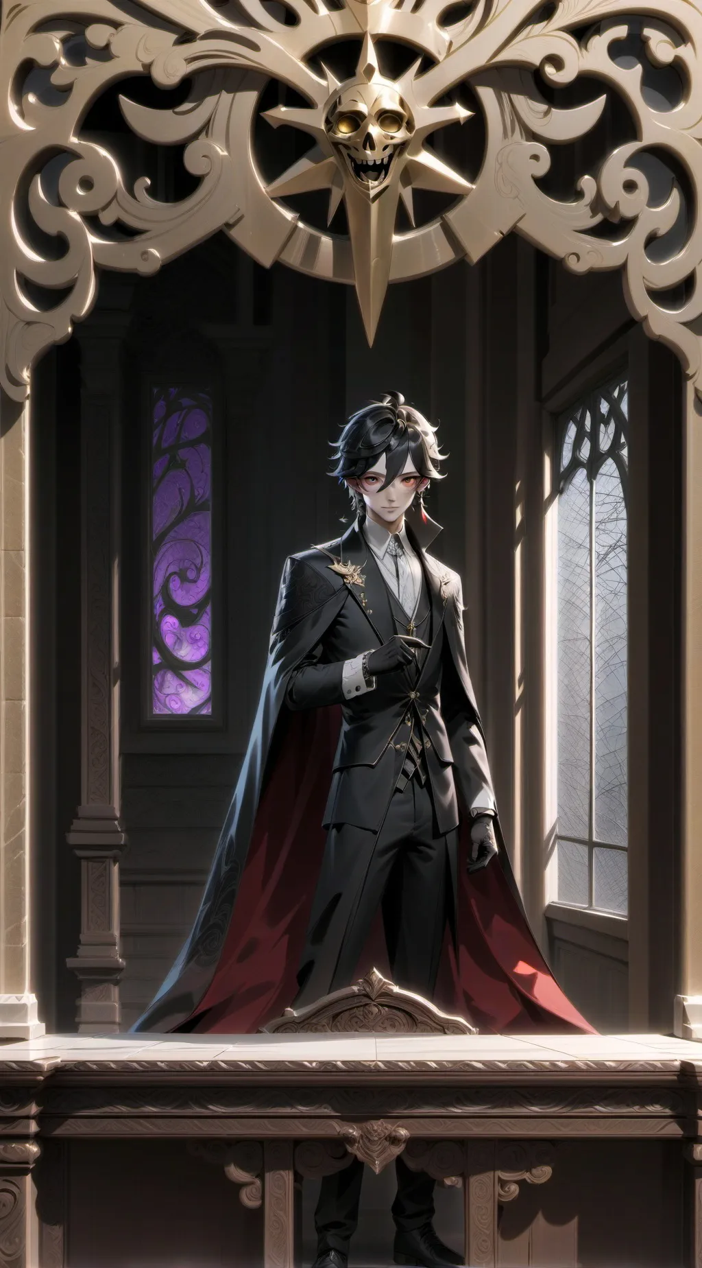 ai character: Mystic school background