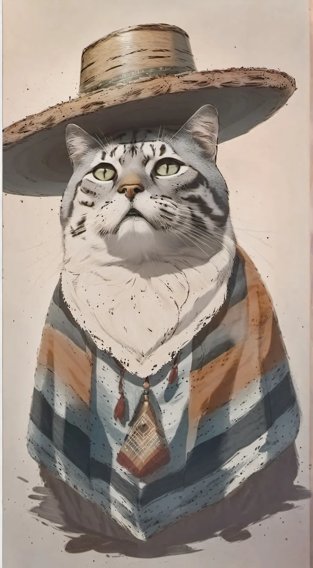 ai character: Fredrick the cat background