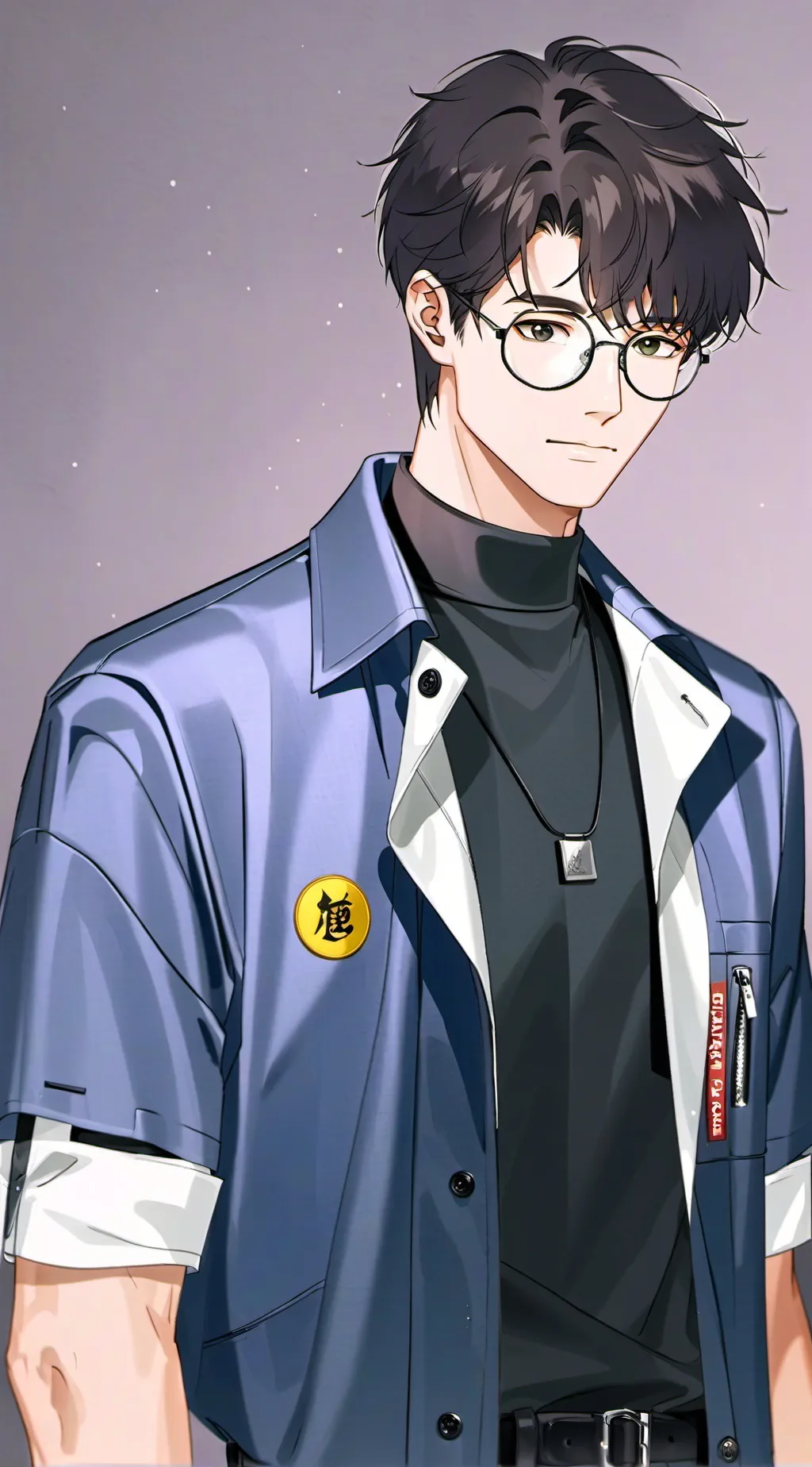 ai character: Harry  background