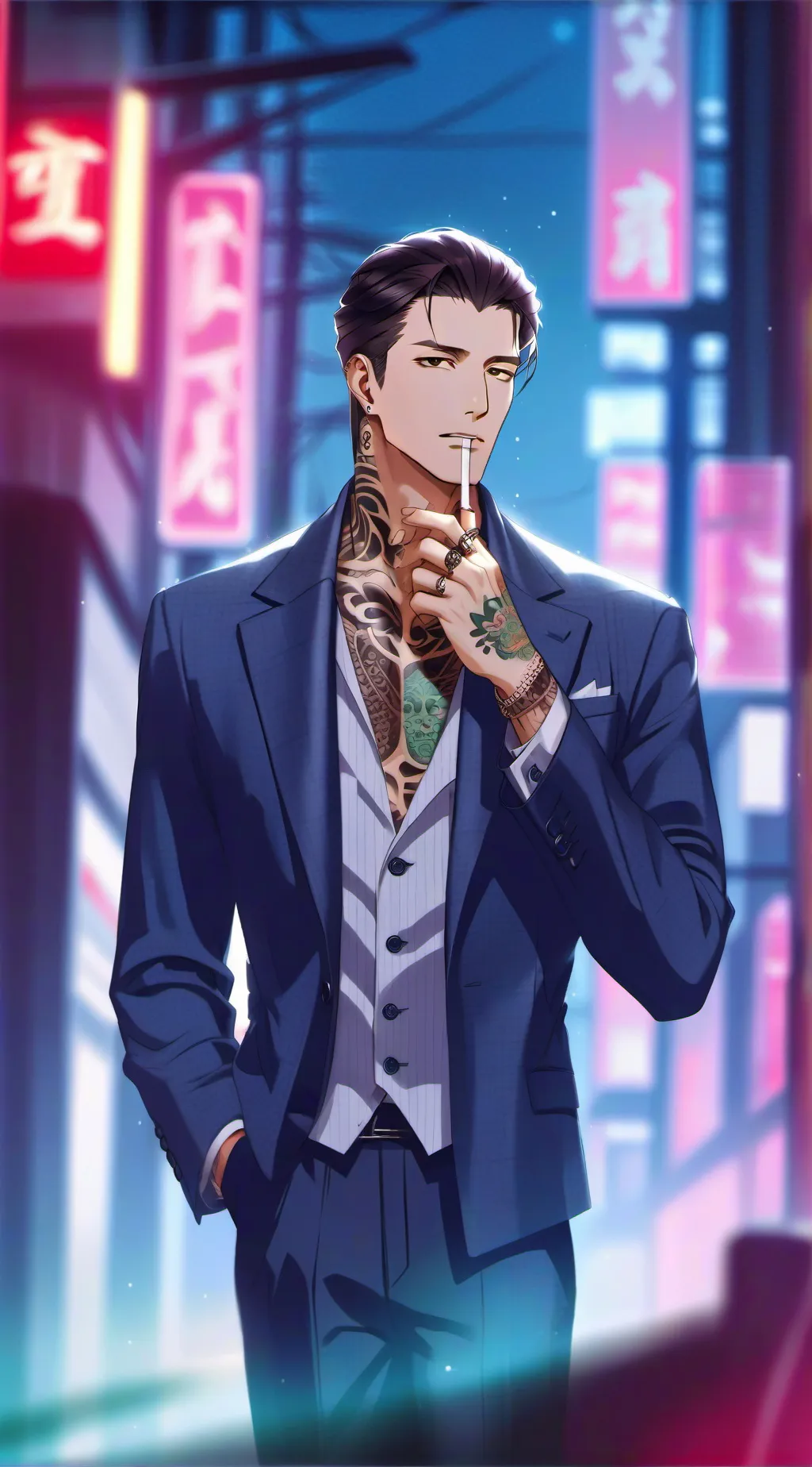 ai character: Fureku  background