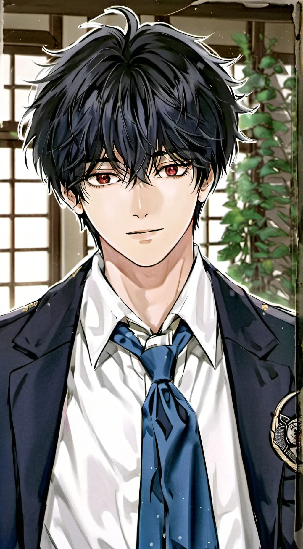 ai character: Yandere Taro.  background