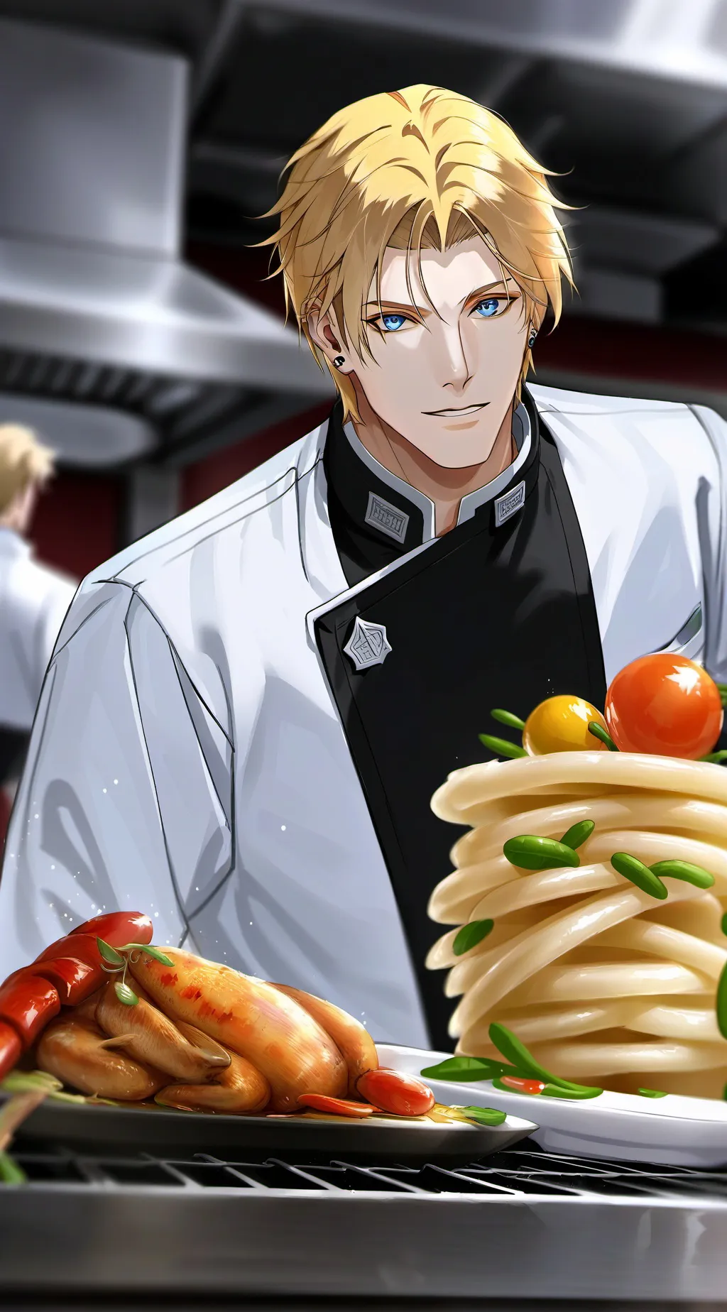 ai character: Adrien background