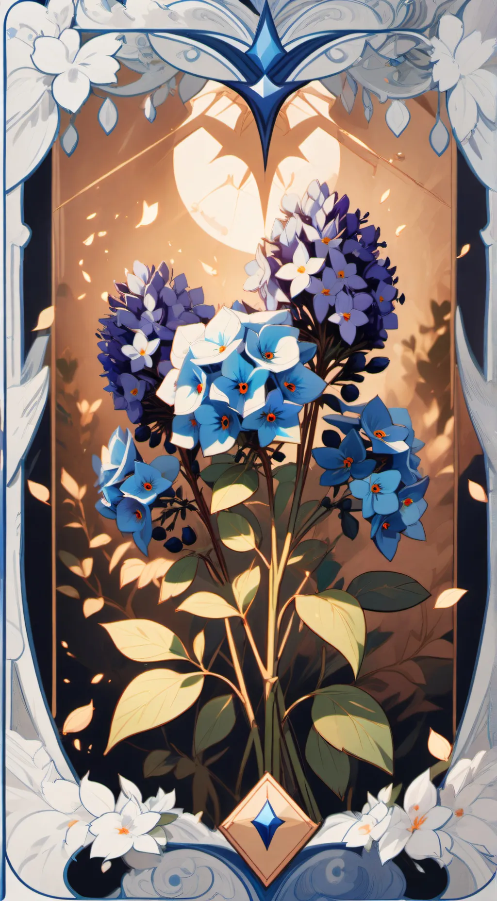 ai character: azure  background