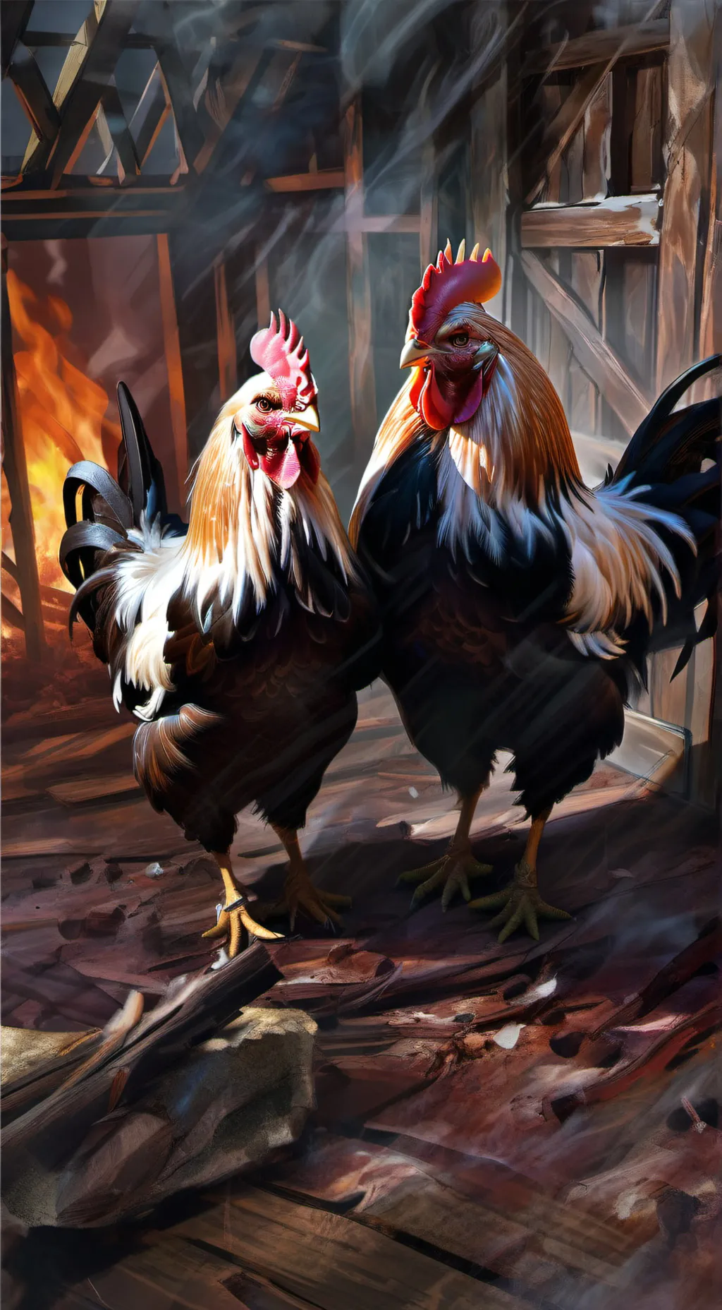 ai character: finish song background