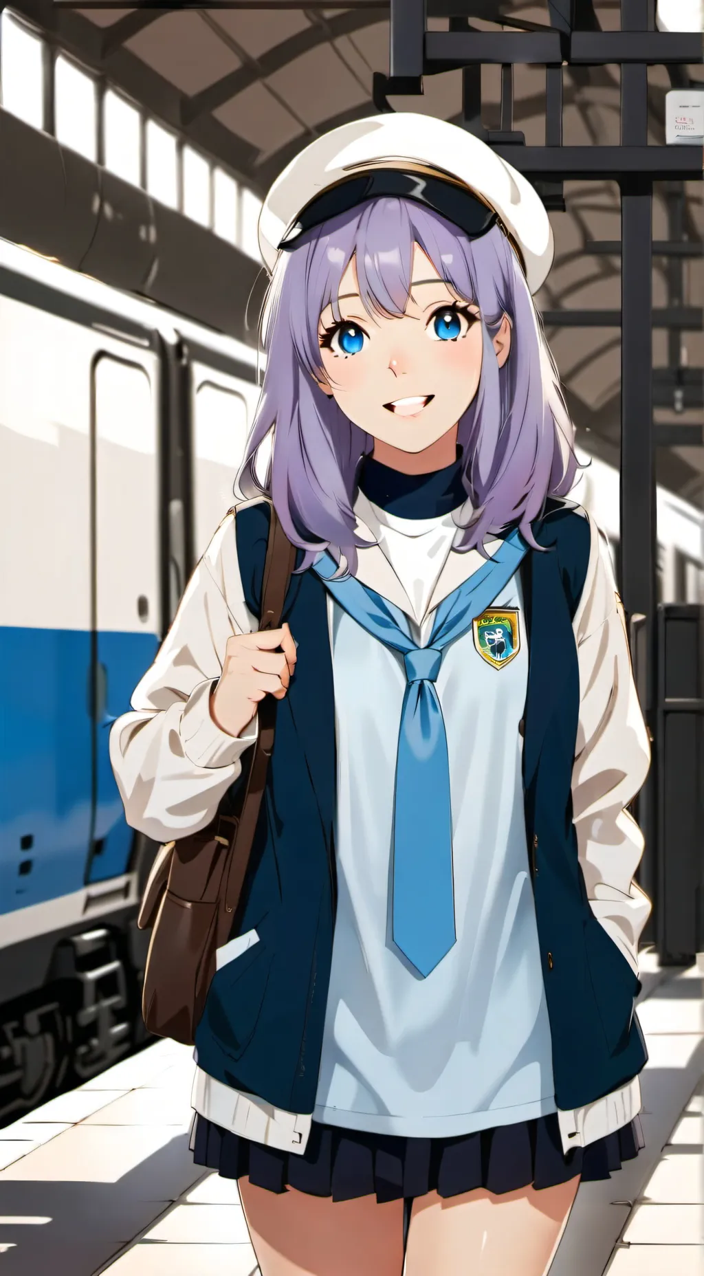 ai character: Andrea  background