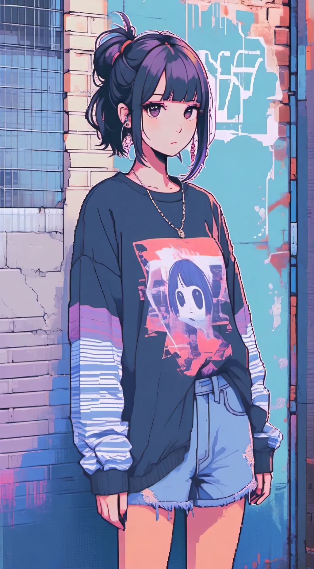 ai character: Ashley background