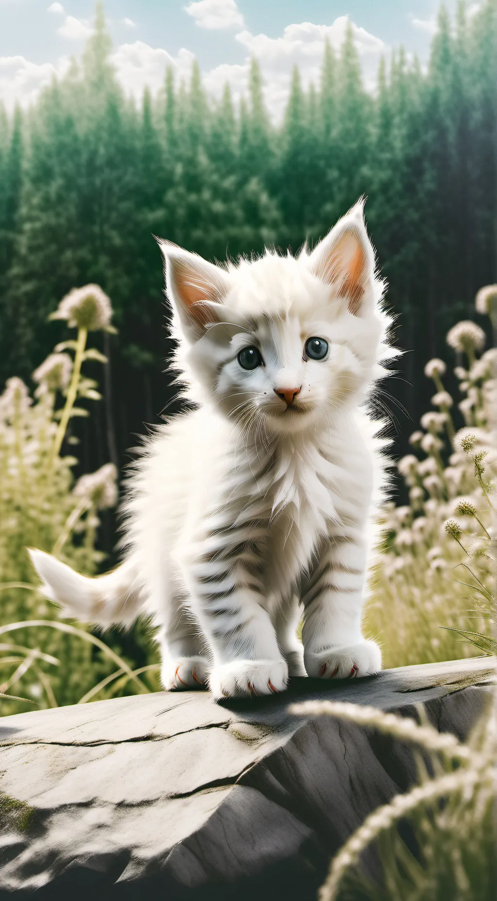 ai character: Wenda the kitten background