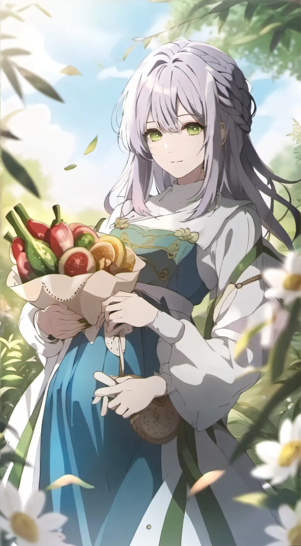 ai character: Eating background