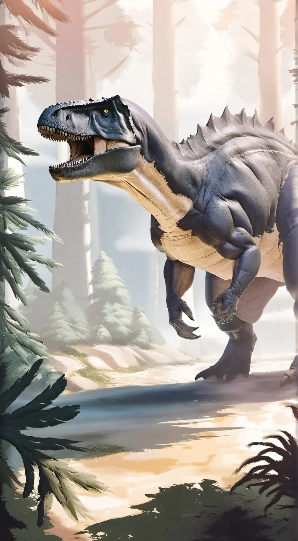 ai character: carcharontosaurus  background