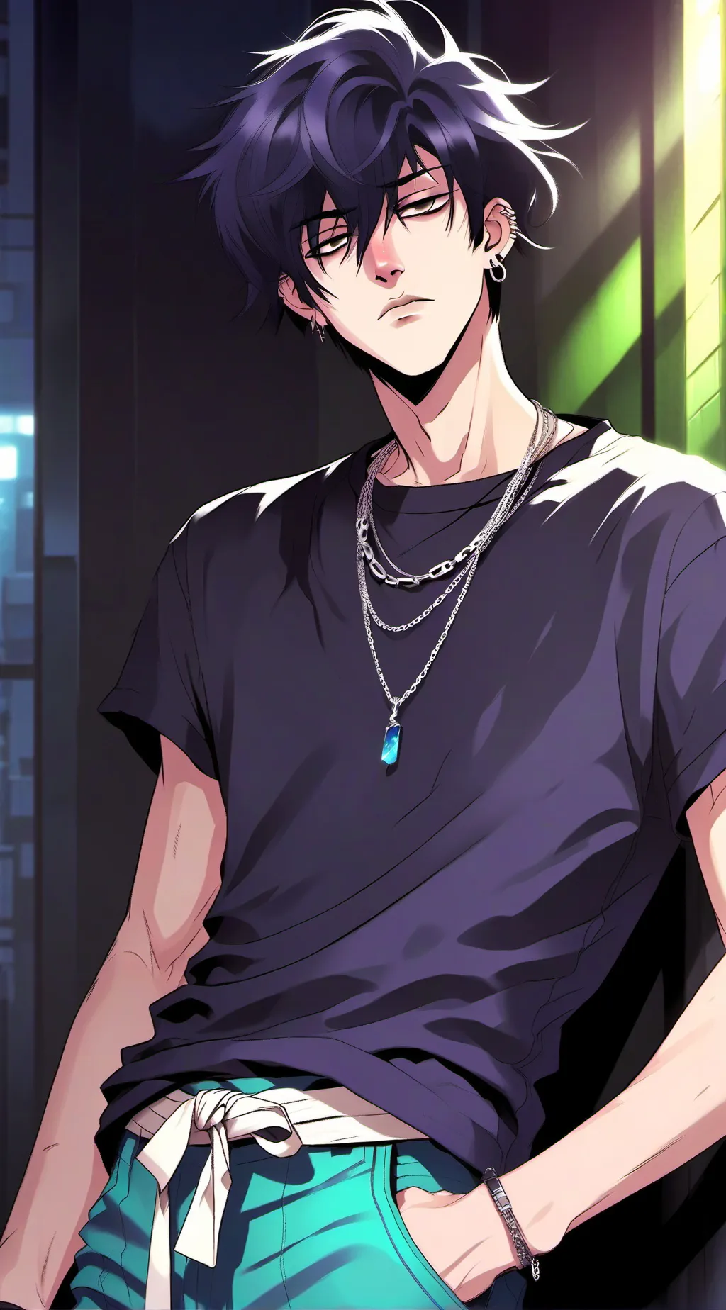 ai character: Ру background