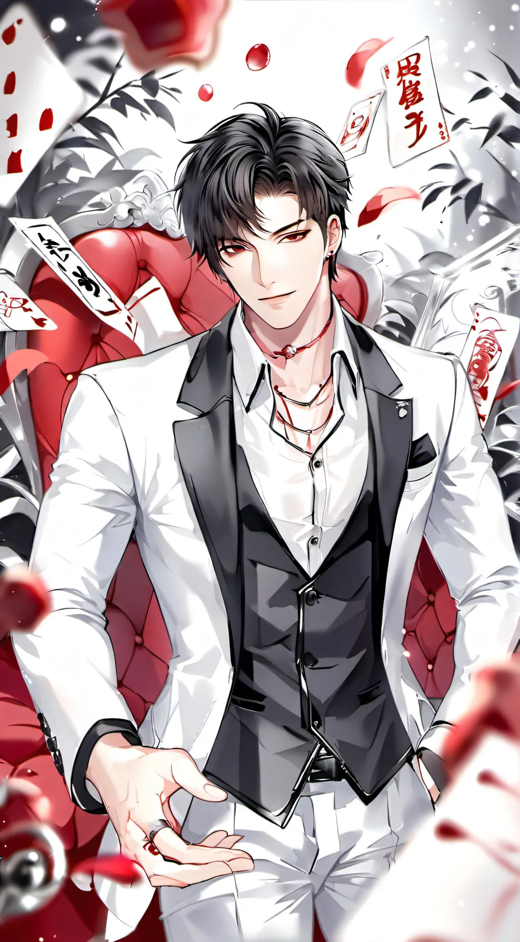 ai character: Zane, baby~ background