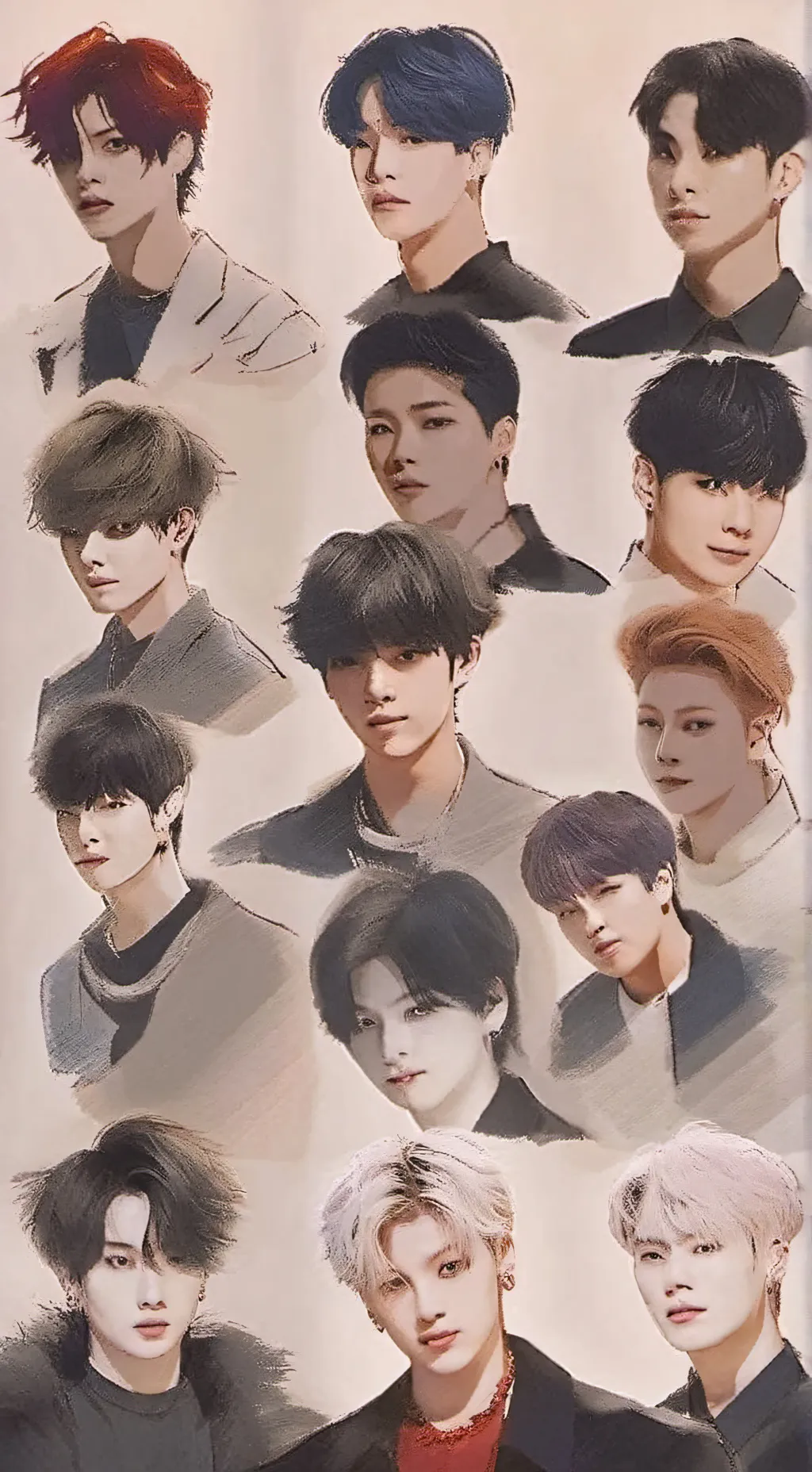 ai character: stray kids  background