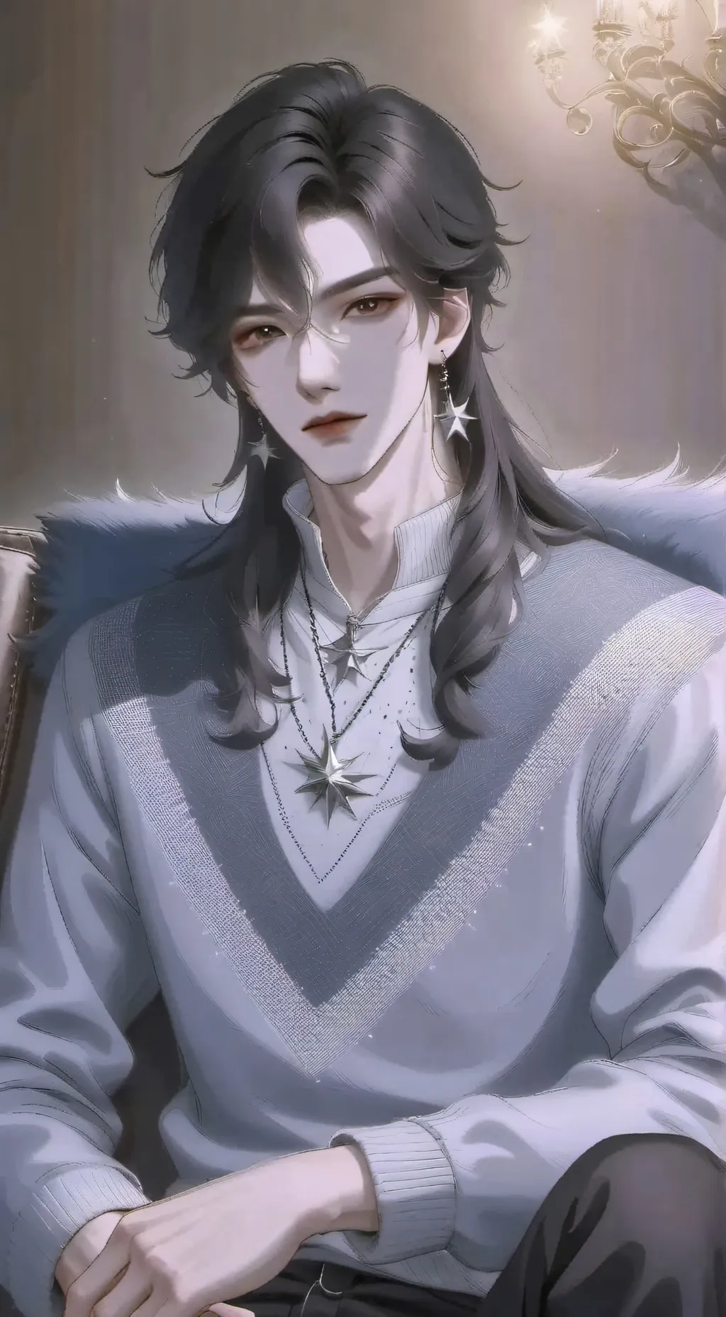 ai character: Edwin  background