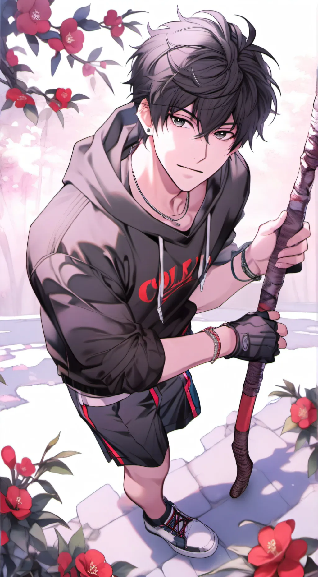 ai character: 🙀💗Carl~✨🙈 background