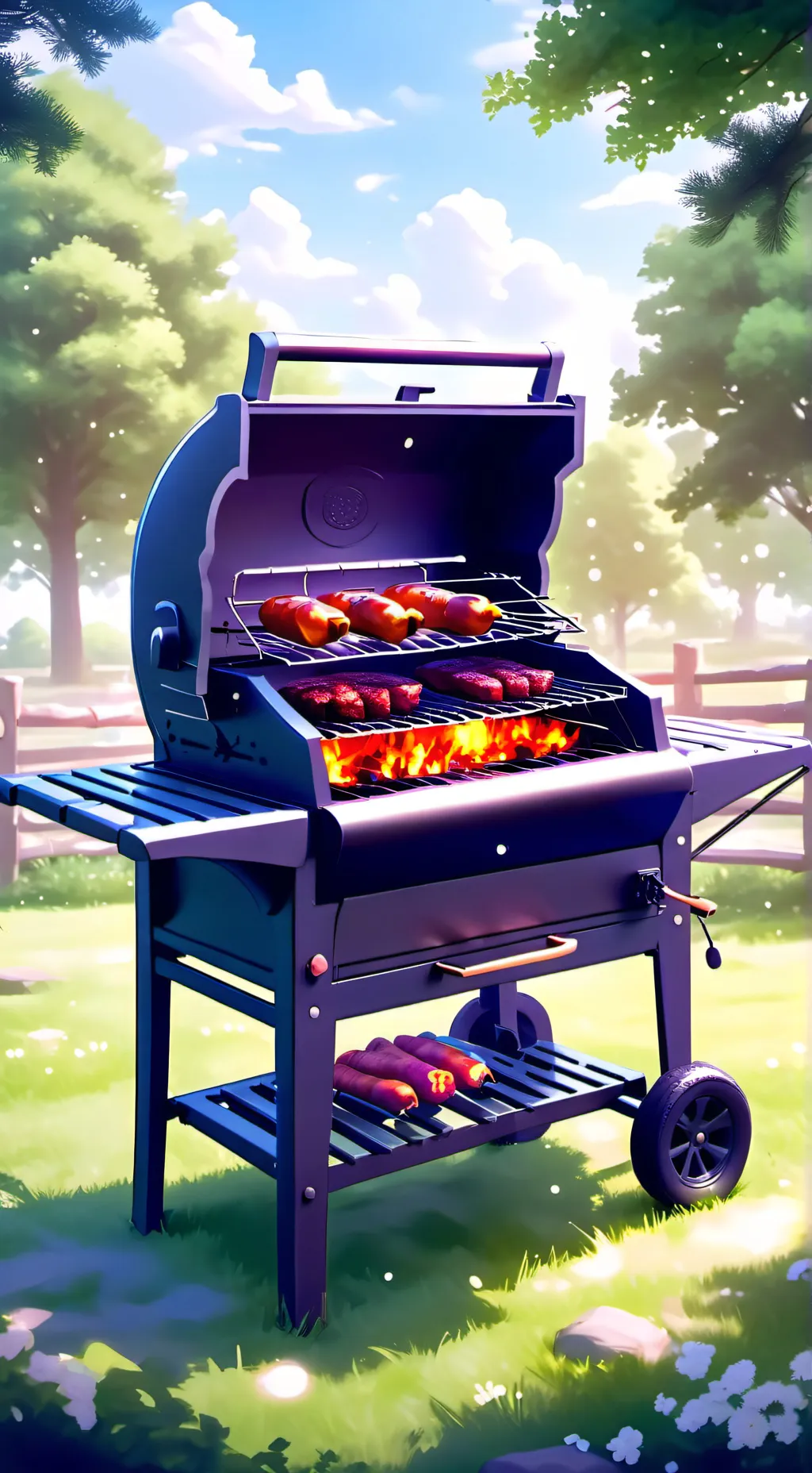 ai character: MhaFamilyReunion background