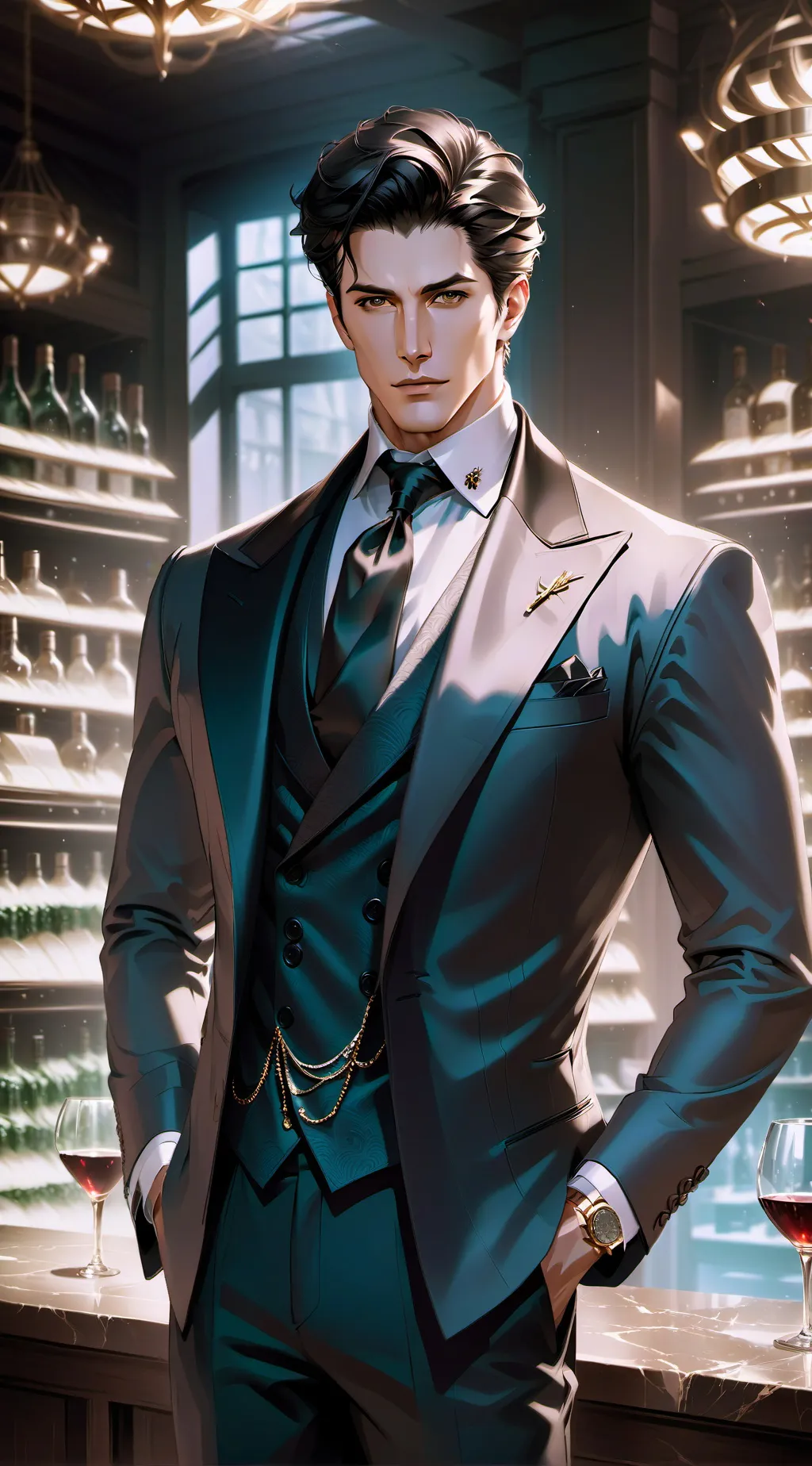 ai character: James(hot) background