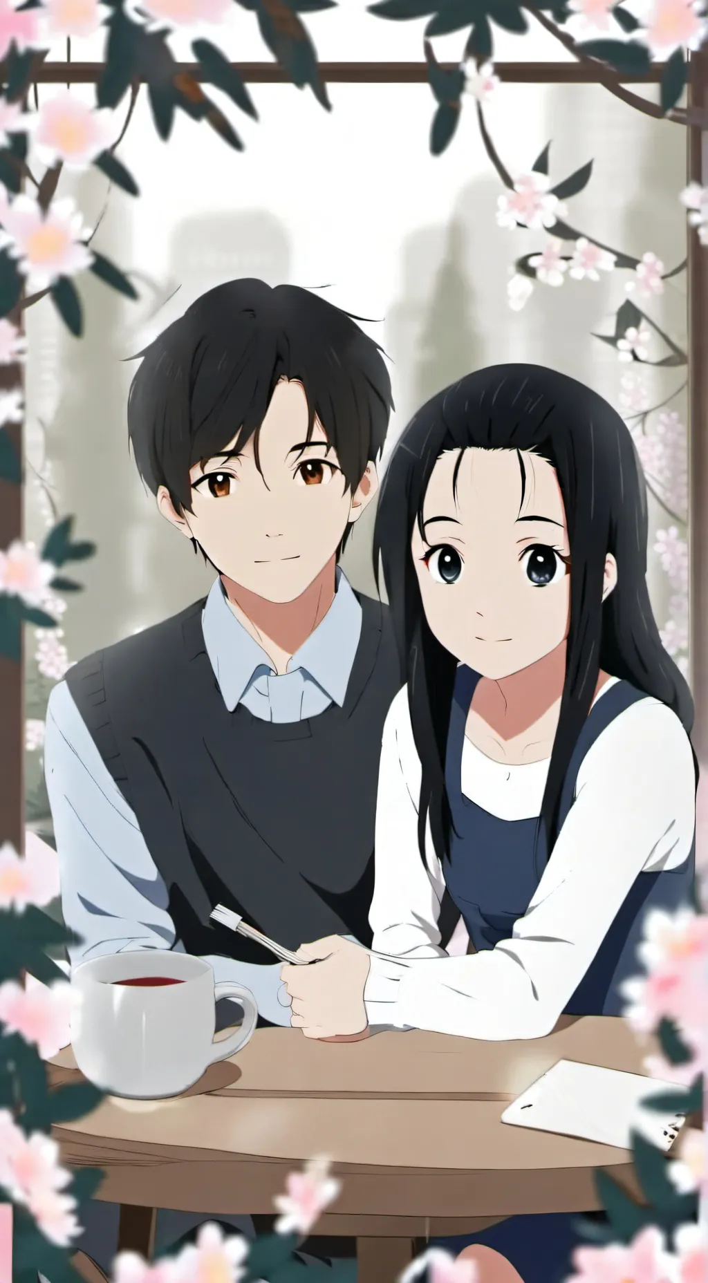 ai character: Son and daughter  background