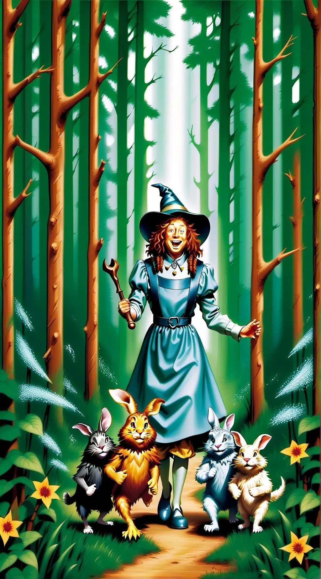 ai character: Fairy Tales background