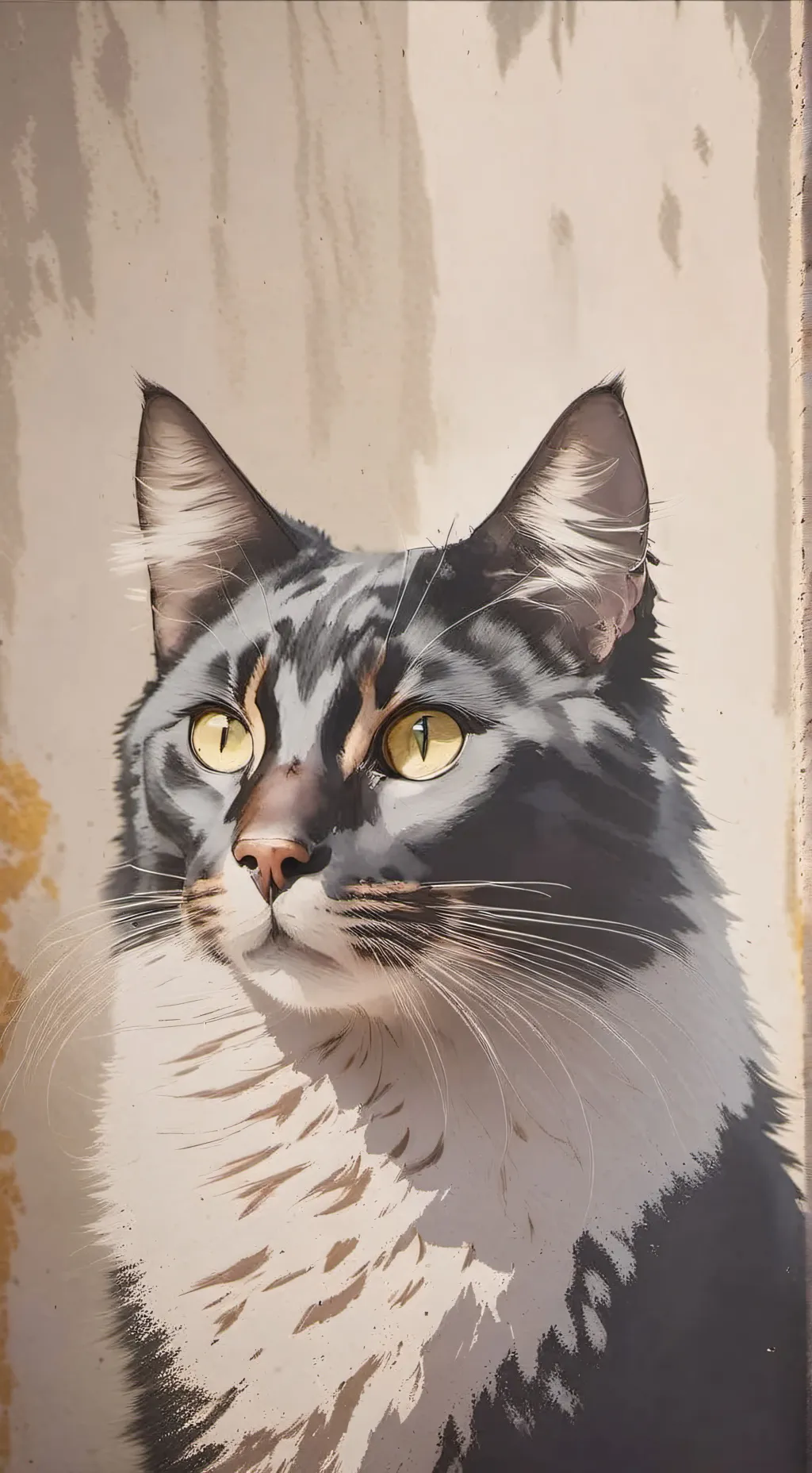 ai character: el gato adivino  background