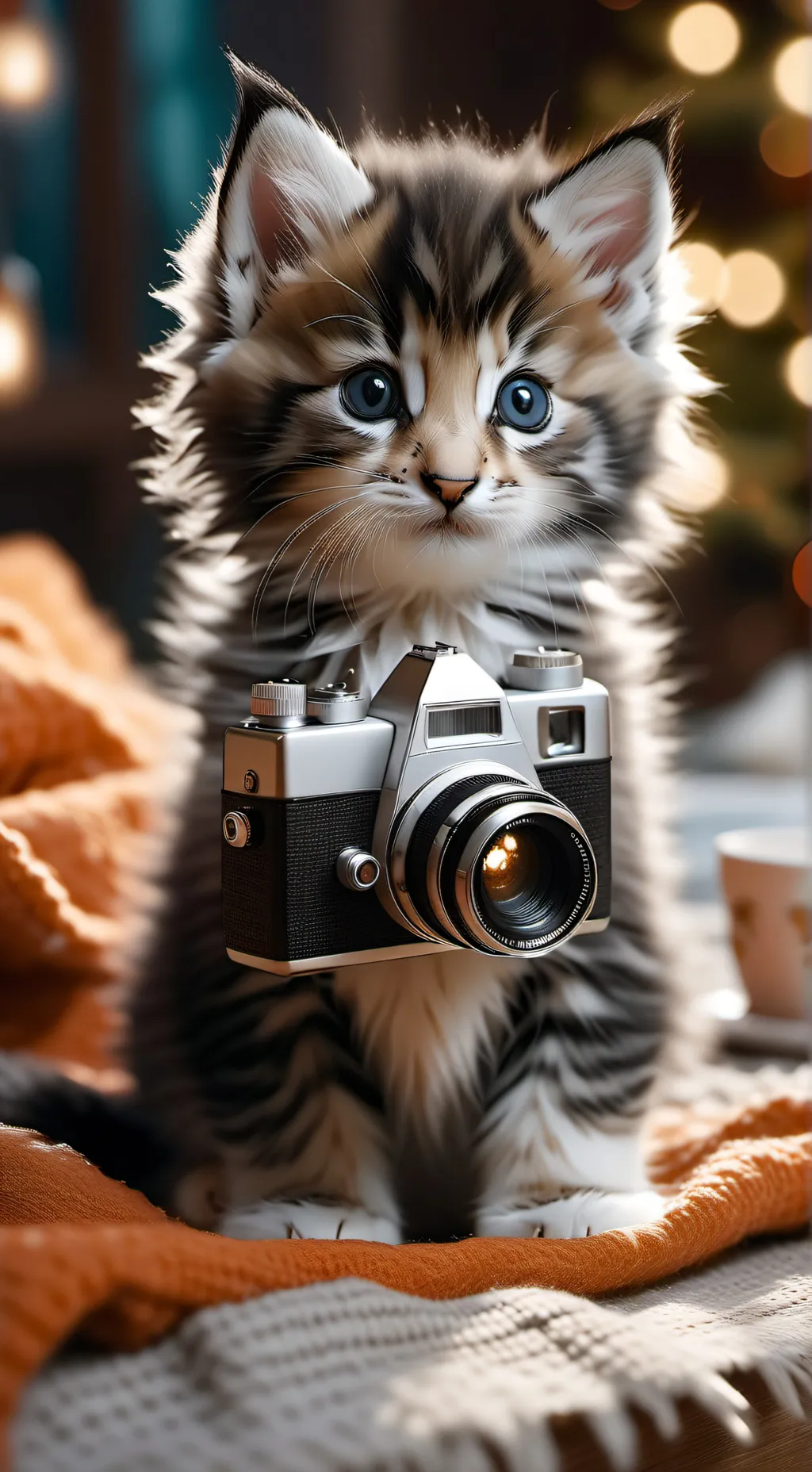 ai character: Луня🐱🤙🤍 background