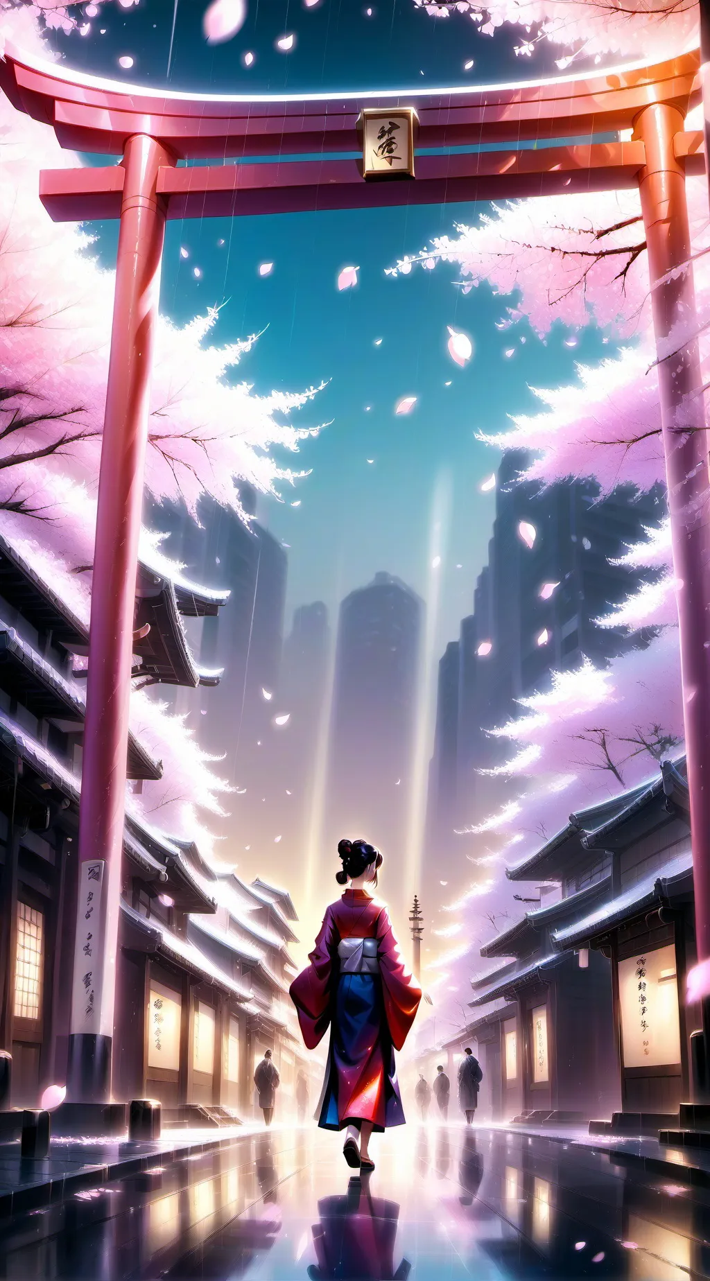 ai character: MHA culture day background