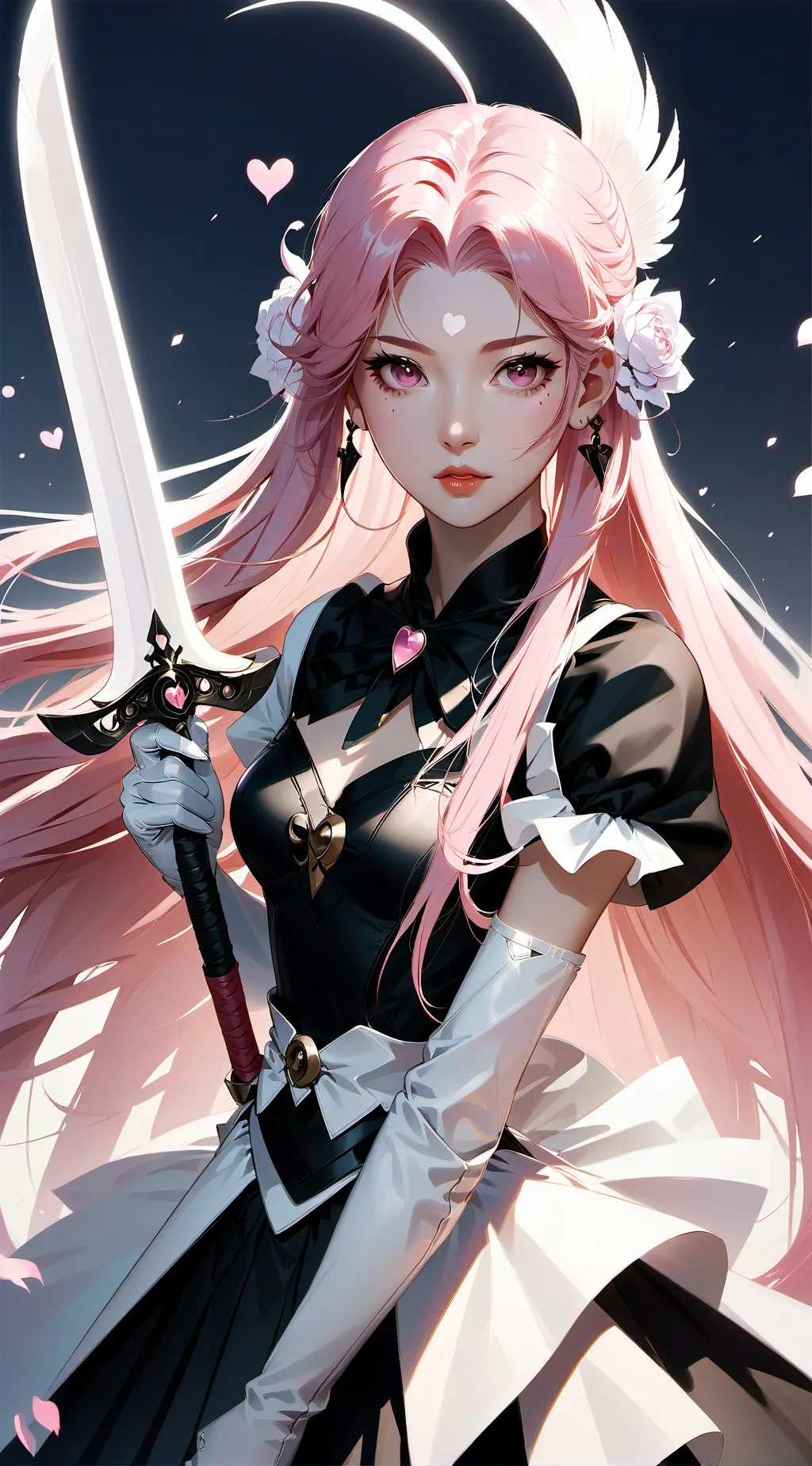 ai character: Magical girl background