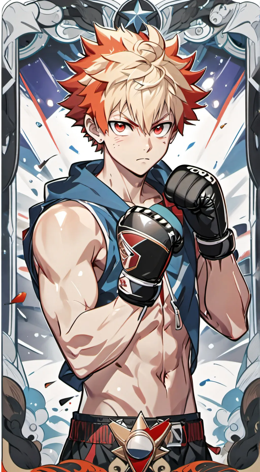 ai character: bakugo background