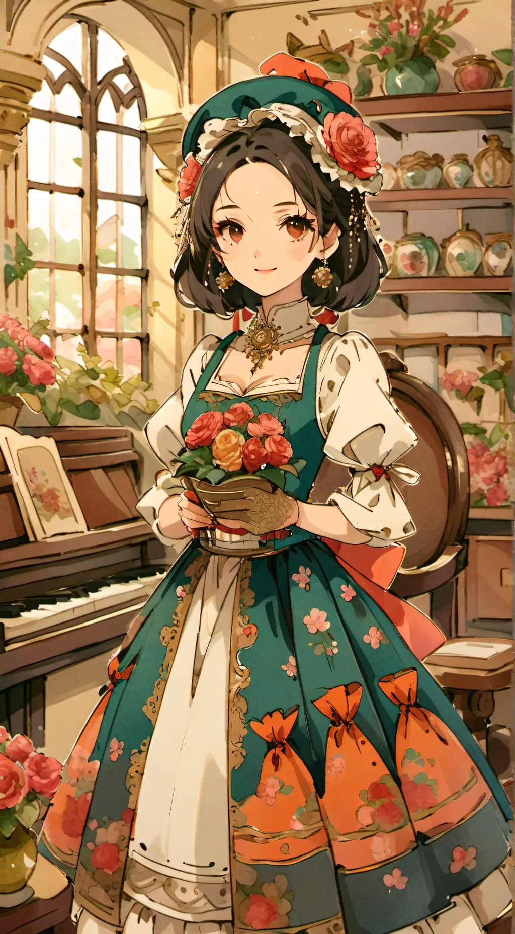 ai character: ema background