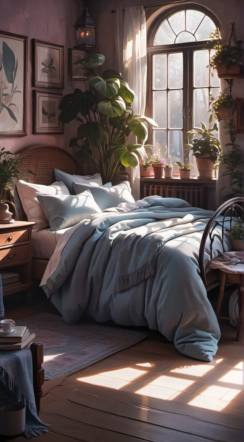 ai character: sleepover  background