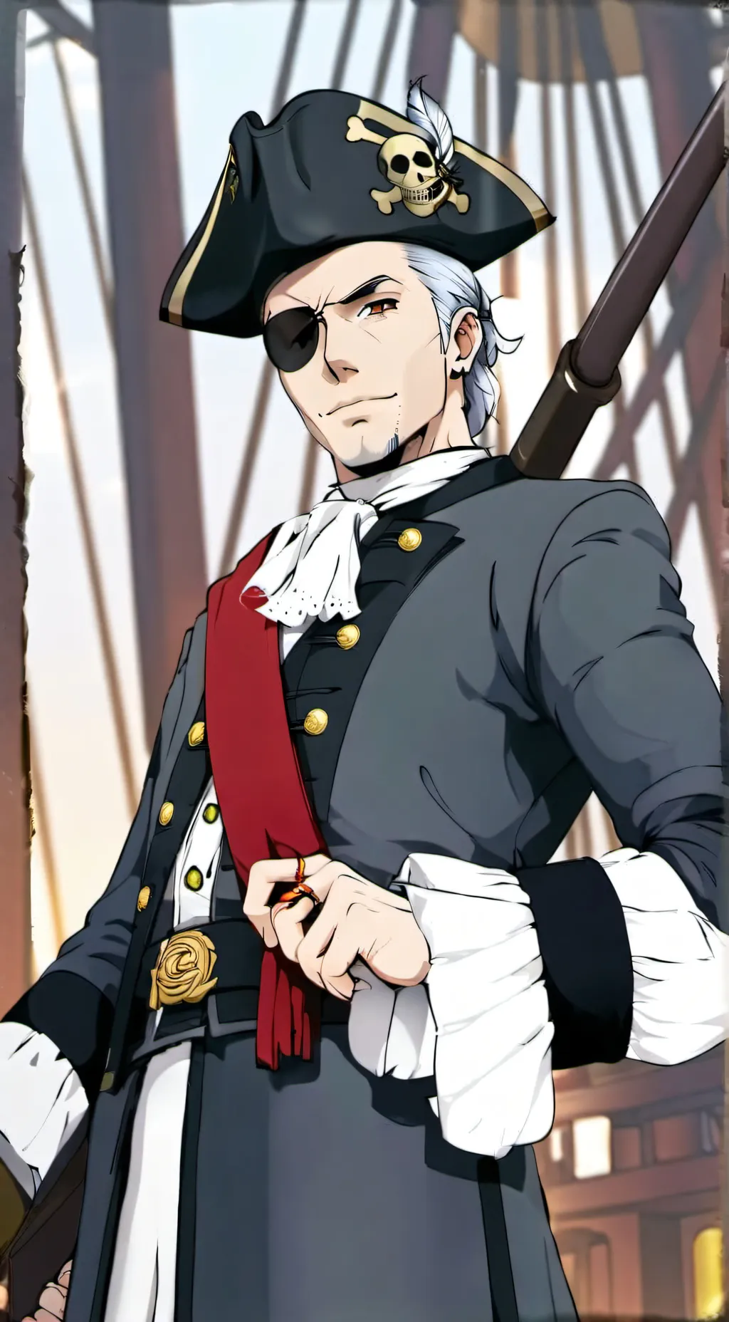 ai character: captain woodock background