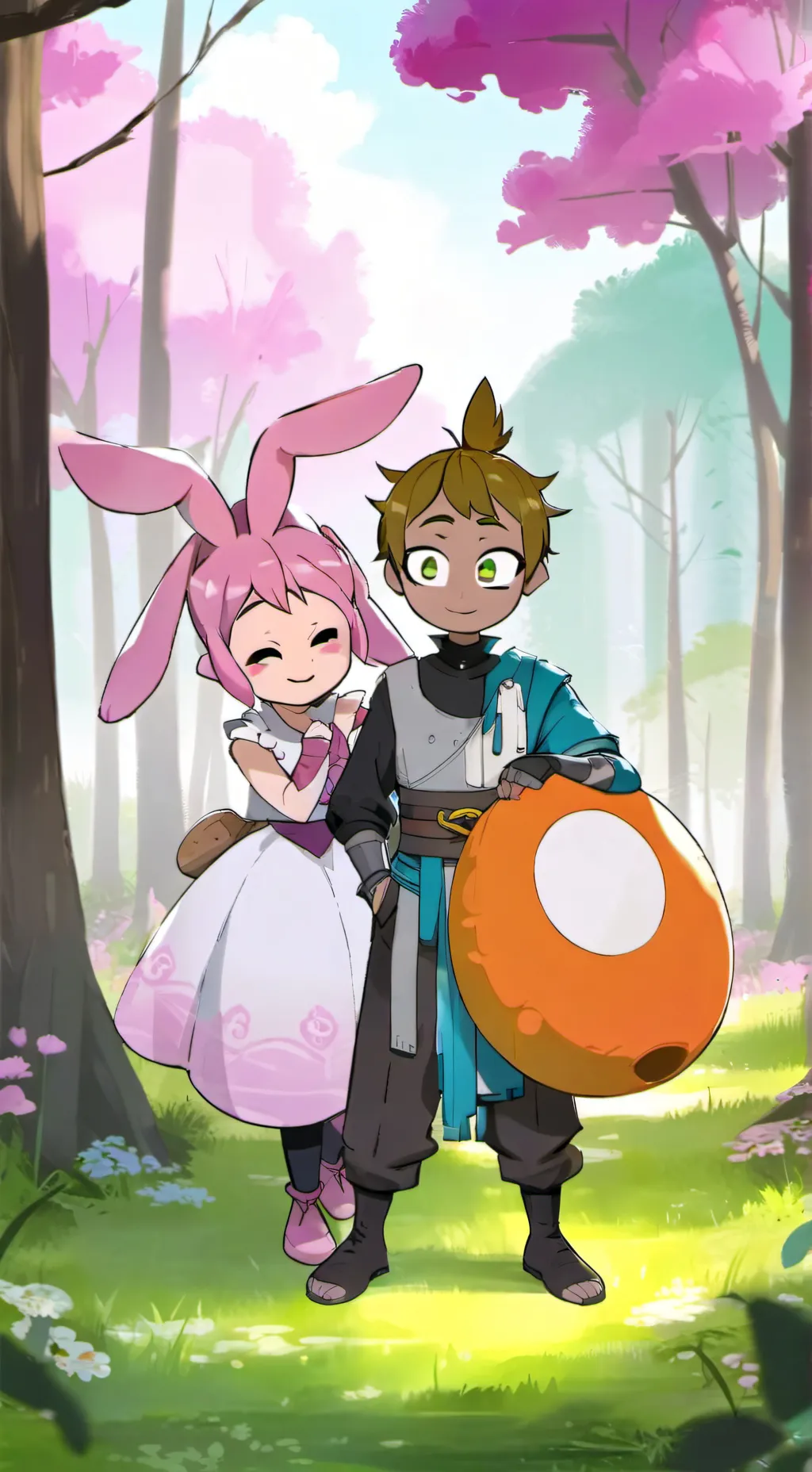 ai character: Sprunki loves you background