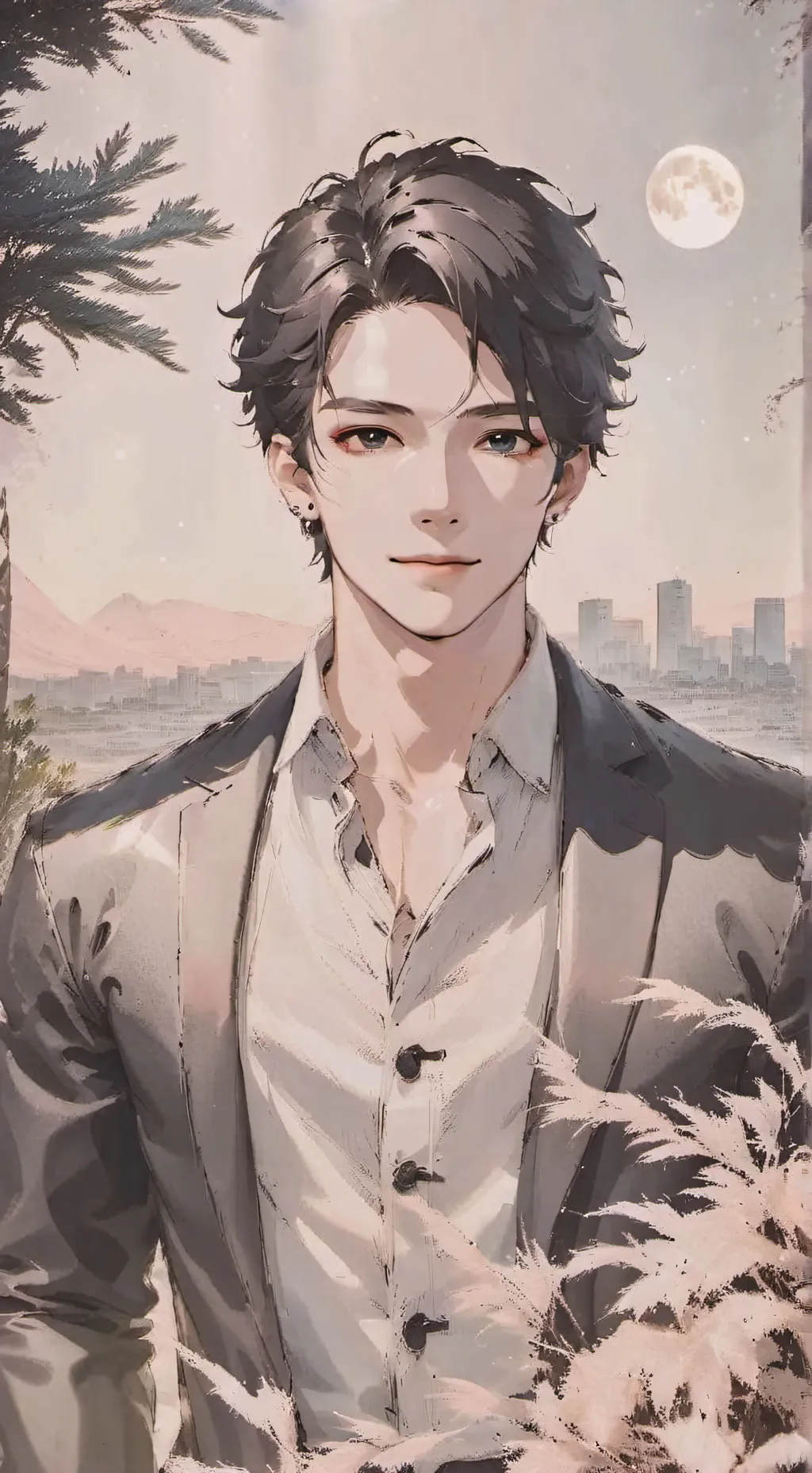 ai character: noel  background