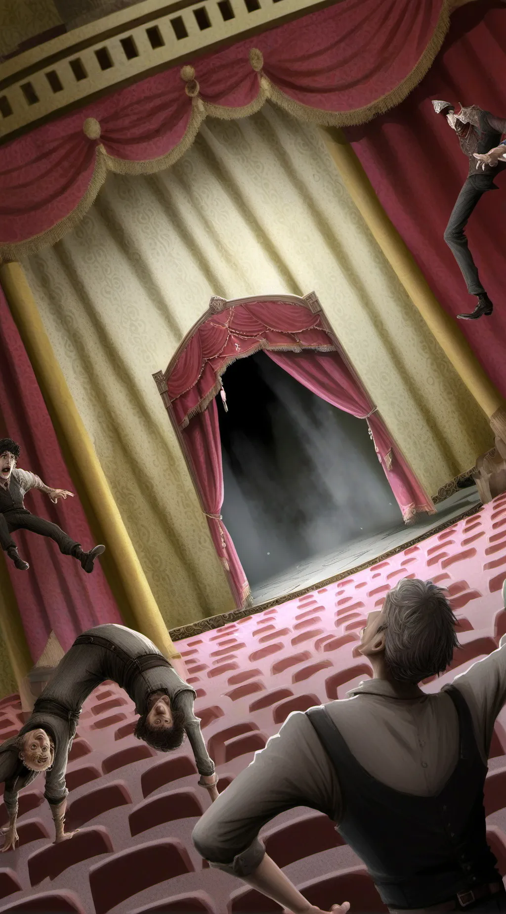 ai character: the play that goes background