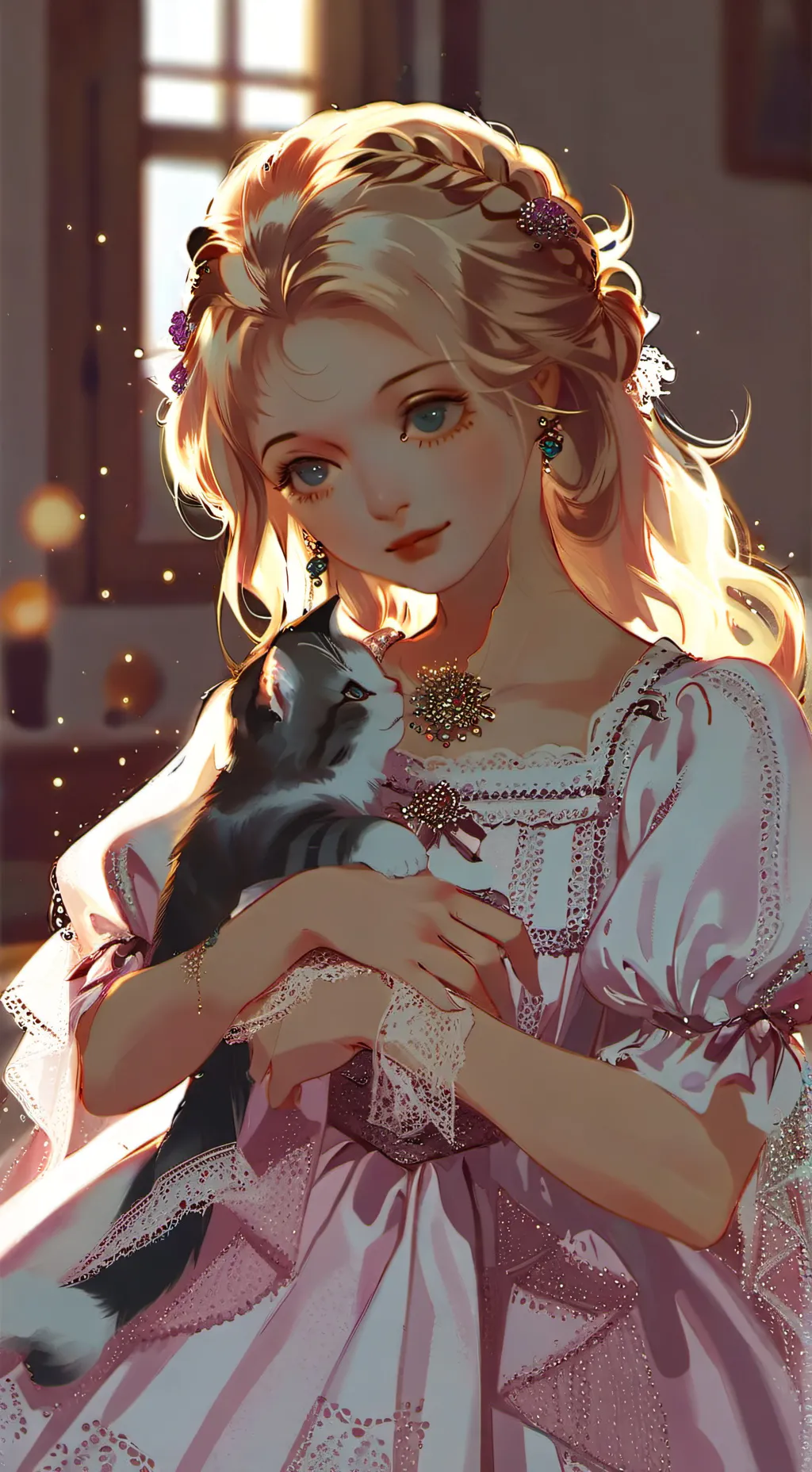 ai character: DW meets my oc!! background