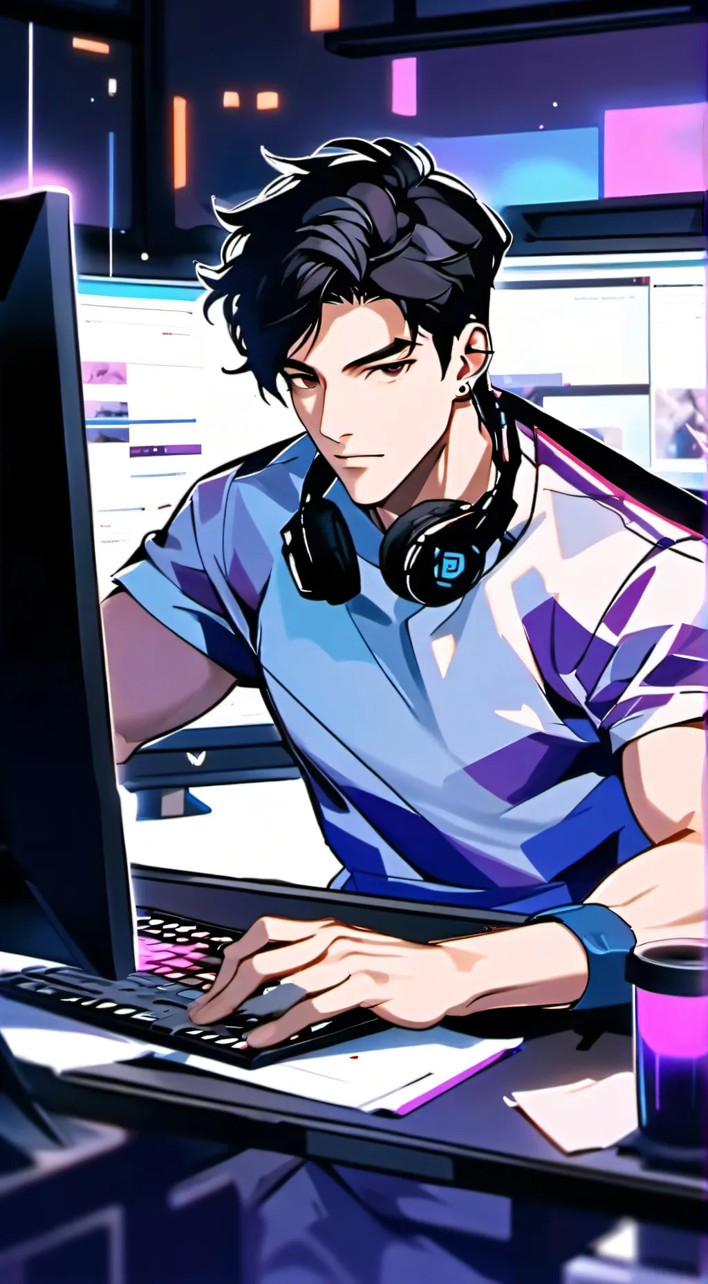 ai character: ~|Ian|~ background