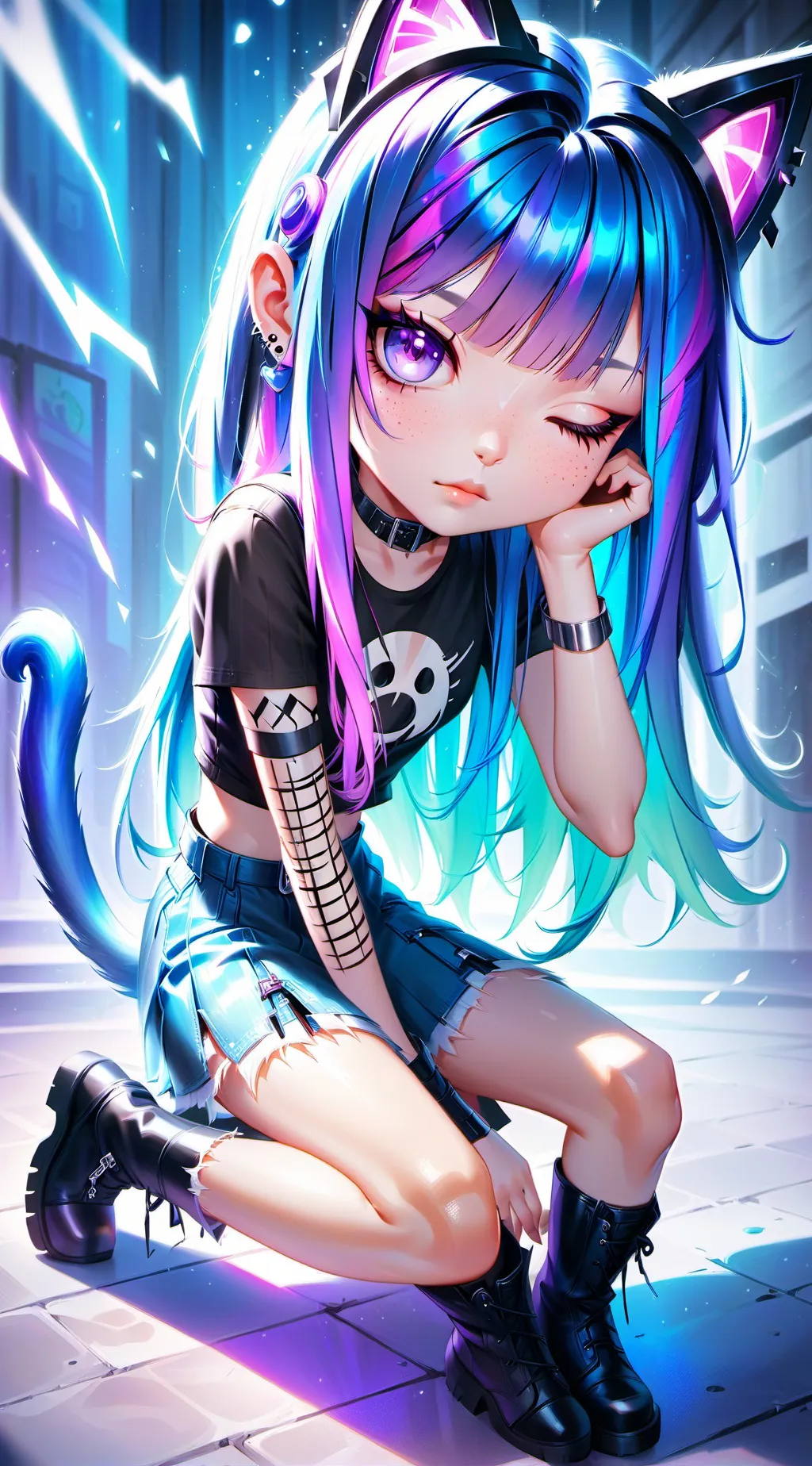 ai character: Aaliyah background