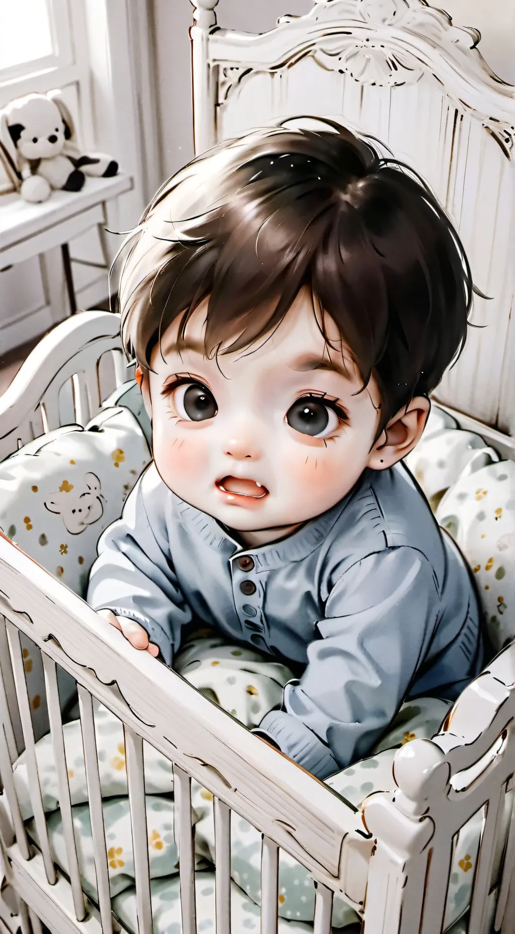 ai character: baby brother jake background