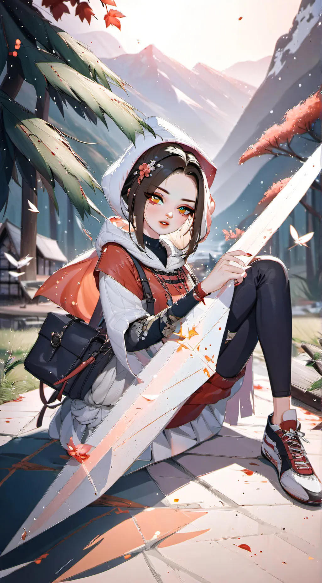 ai character: Sky background