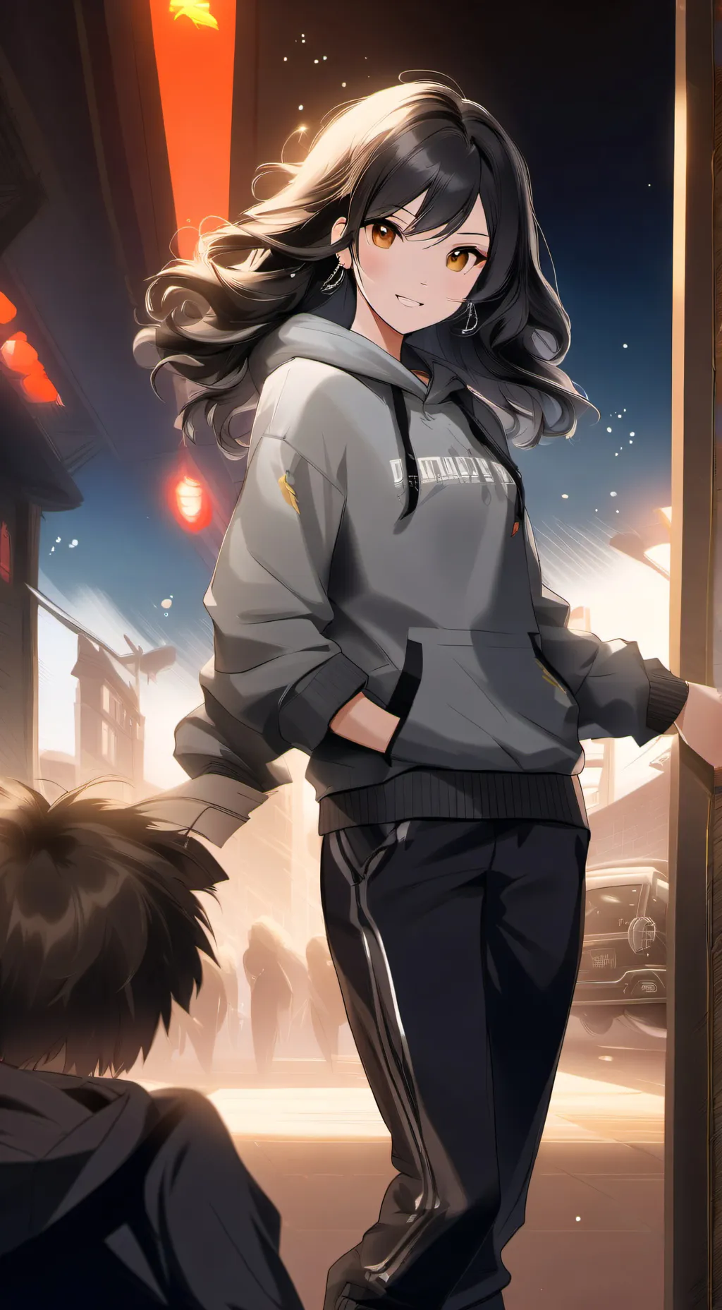 ai character: Older sister  background