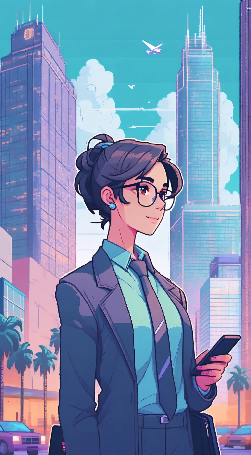 ai character: Sky Tycoon: Rise Above background