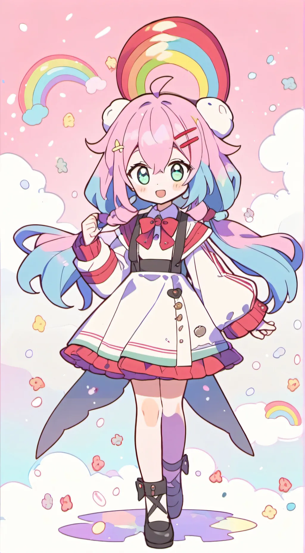 ai character: 🖤evil tadc🧡 background