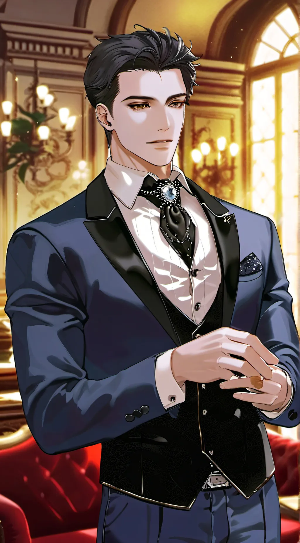 ai character: heyden  background