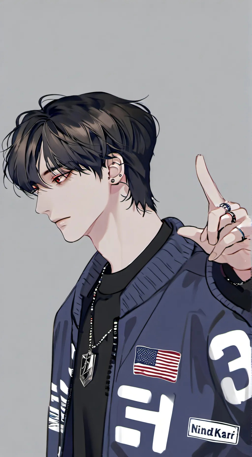 ai character: Hyunjin bf.  background