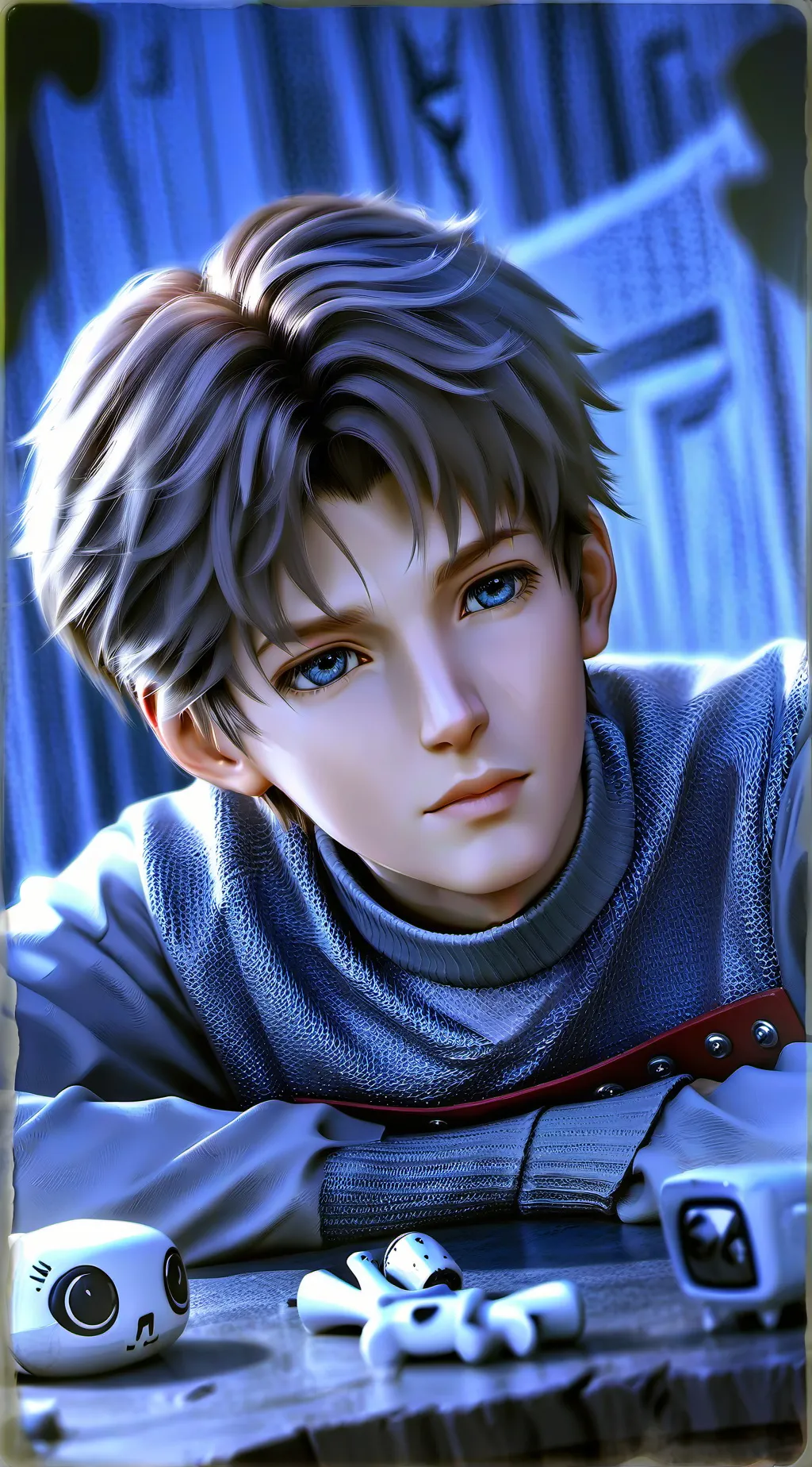 ai character: 10 boys background