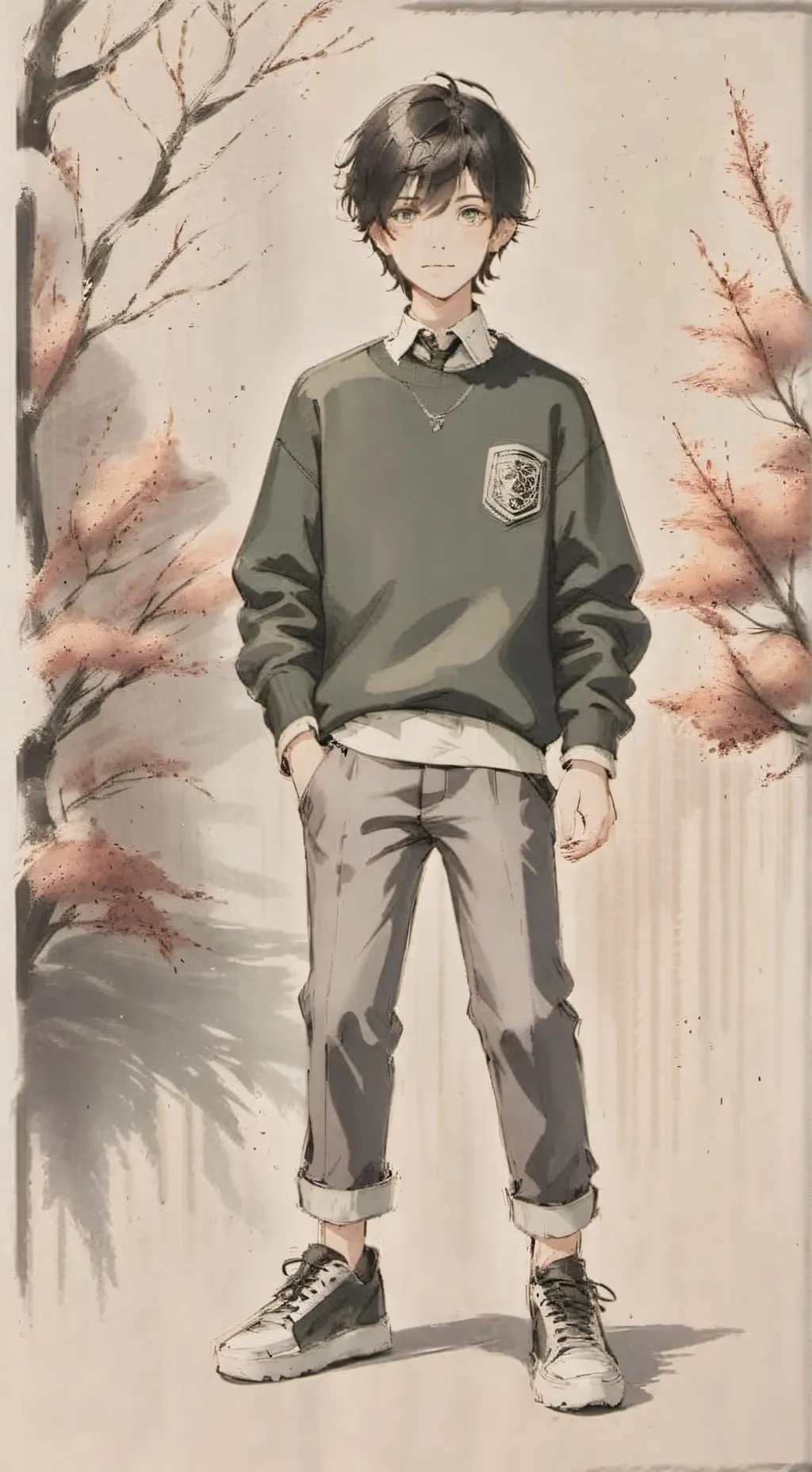 ai character: Akira Toya background