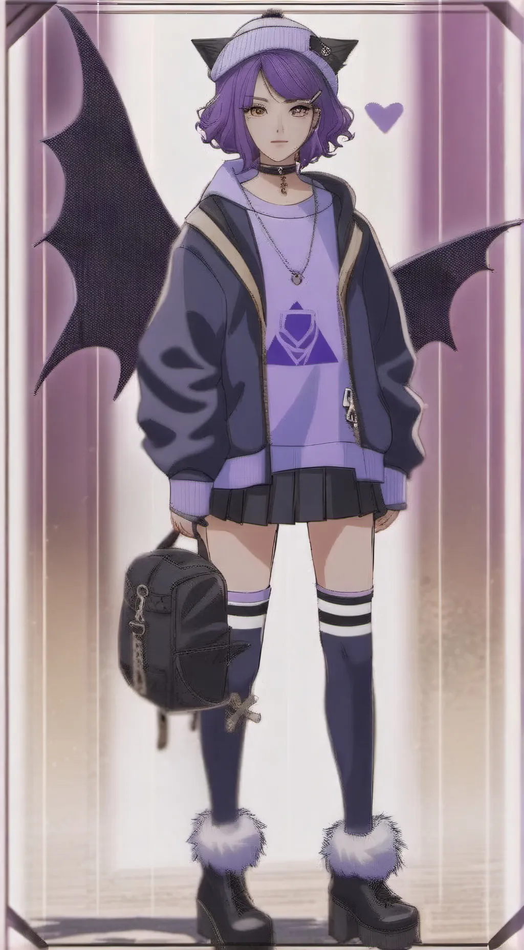 ai character: узи background