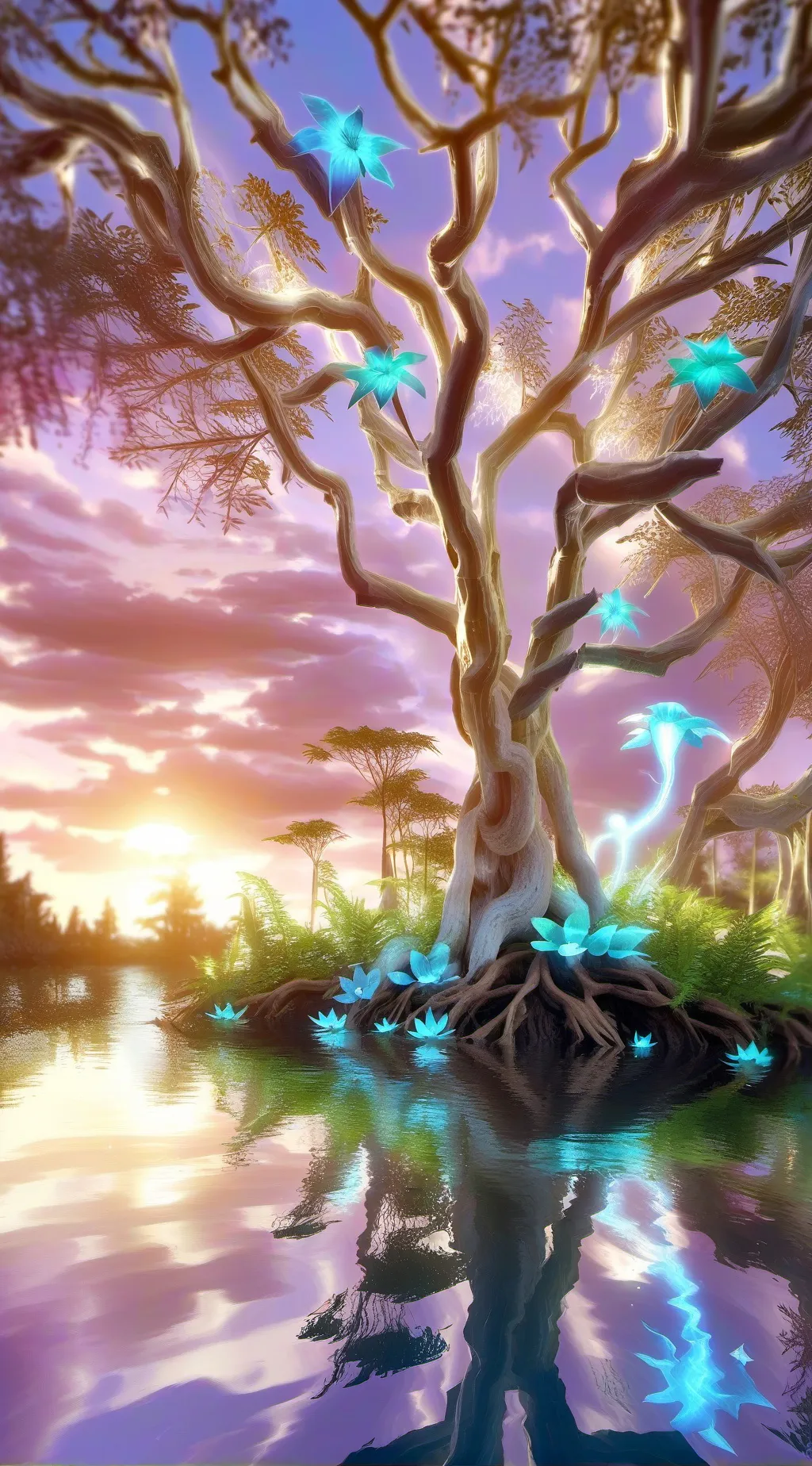 ai character: ~Fantasy World~ background