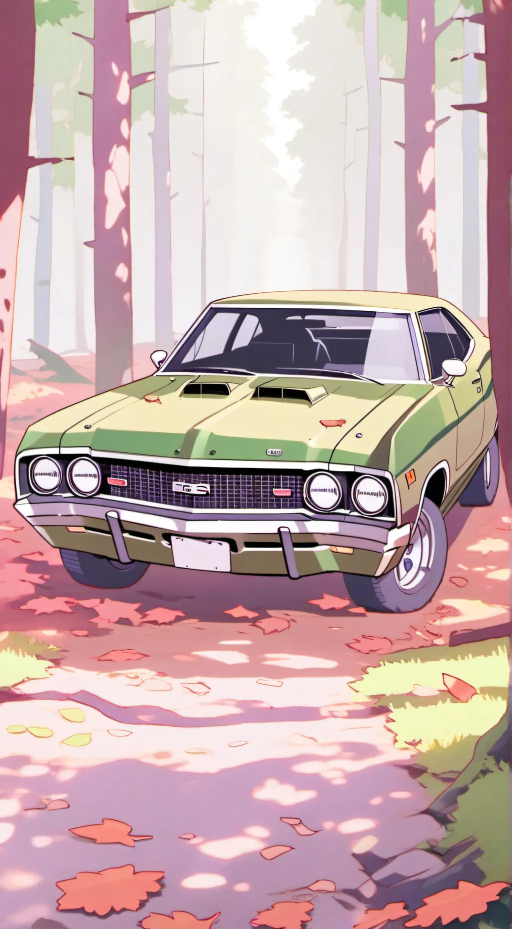 ai character: 99nitf road trip!  background