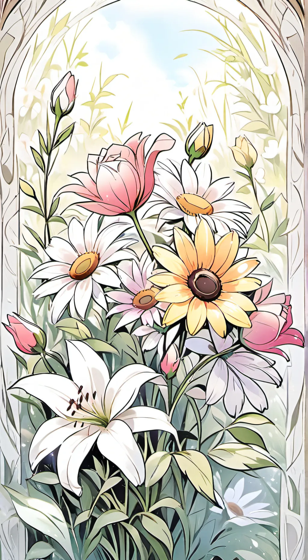 ai character: FINN DW background